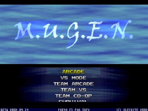 m.u.g.e.n 1.1|Mugen (game engine) .